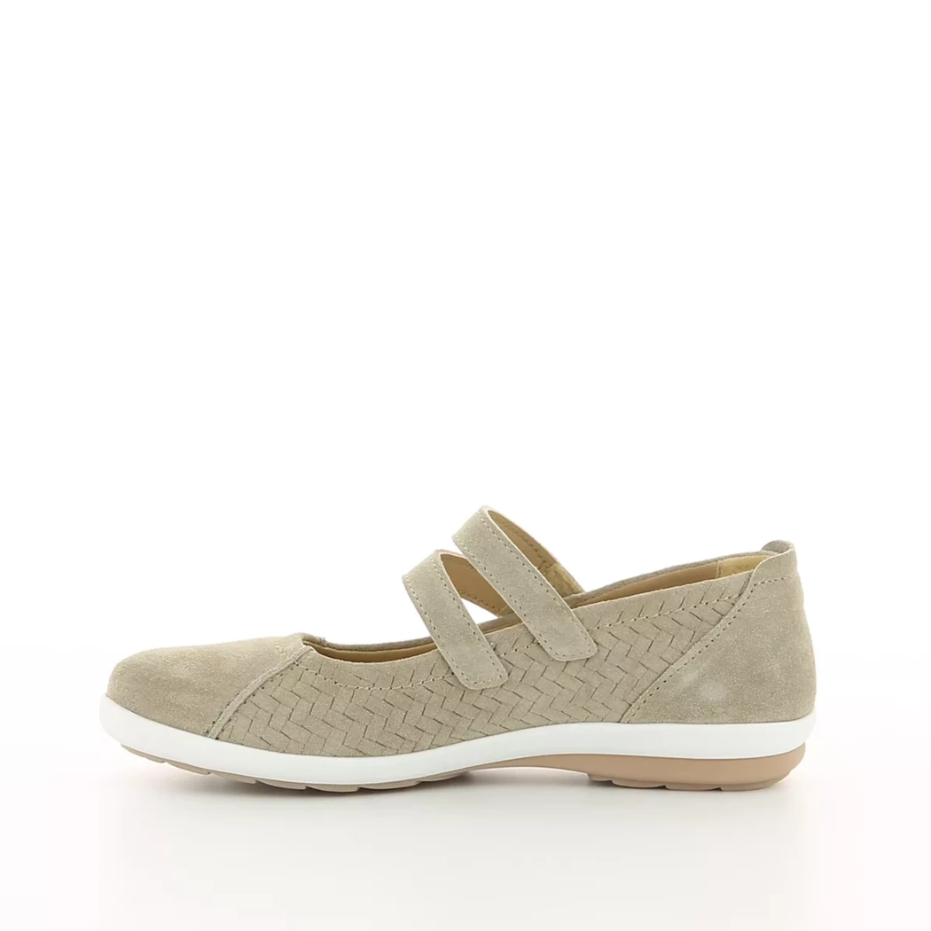 Image (4) de la chaussures Sens - Ballerines Taupe en Cuir nubuck