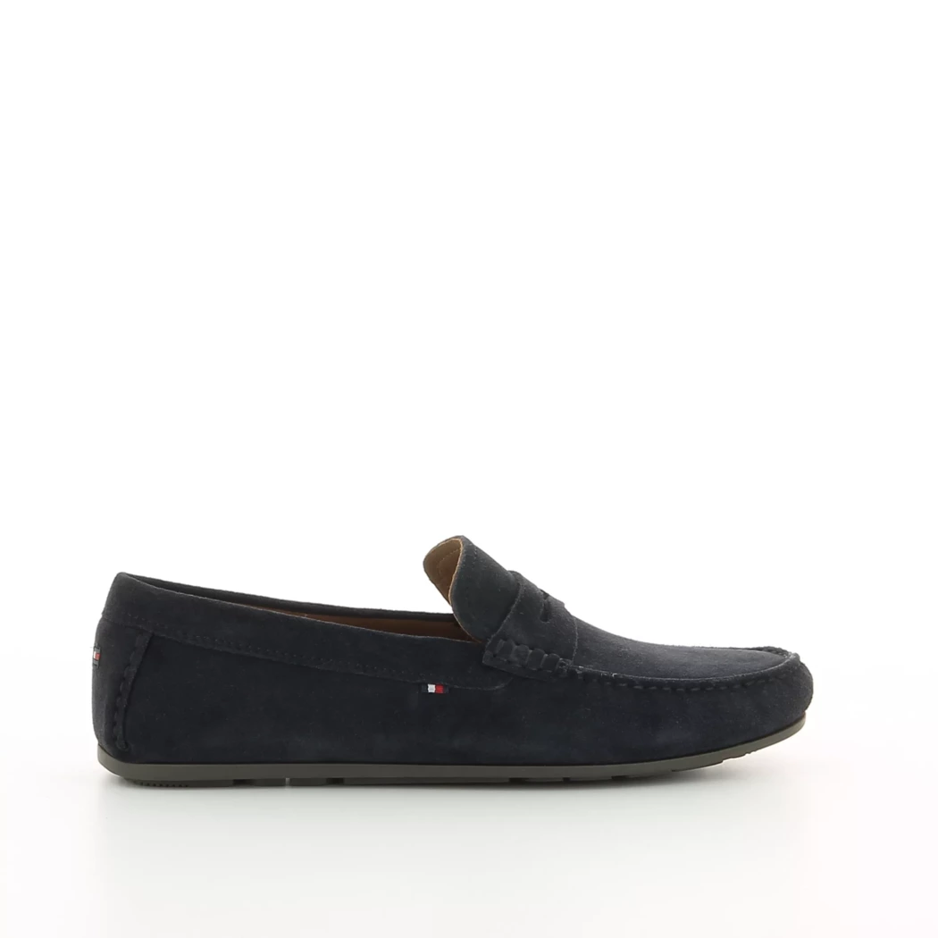 Image (2) de la chaussures Tommy Hilfiger - Mocassins Bleu en Cuir nubuck