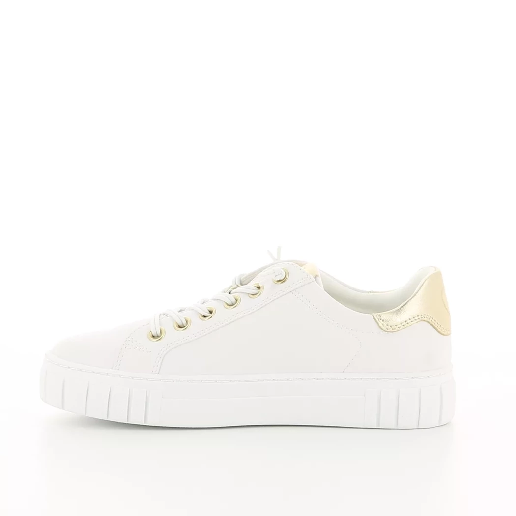 Image (4) de la chaussures Marco Tozzi - Baskets Blanc en Cuir synthétique