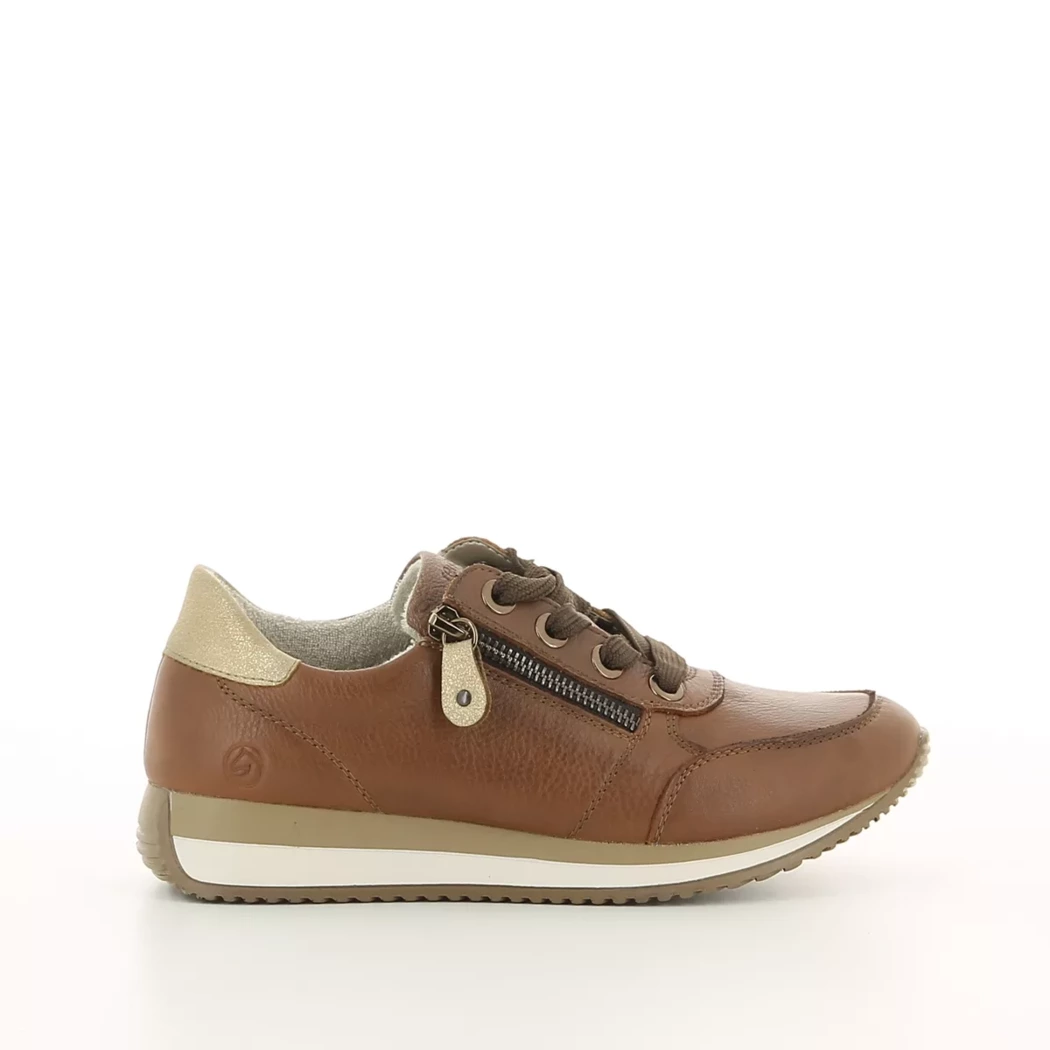 Image (2) de la chaussures Remonte - Baskets Cuir naturel / Cognac en Cuir