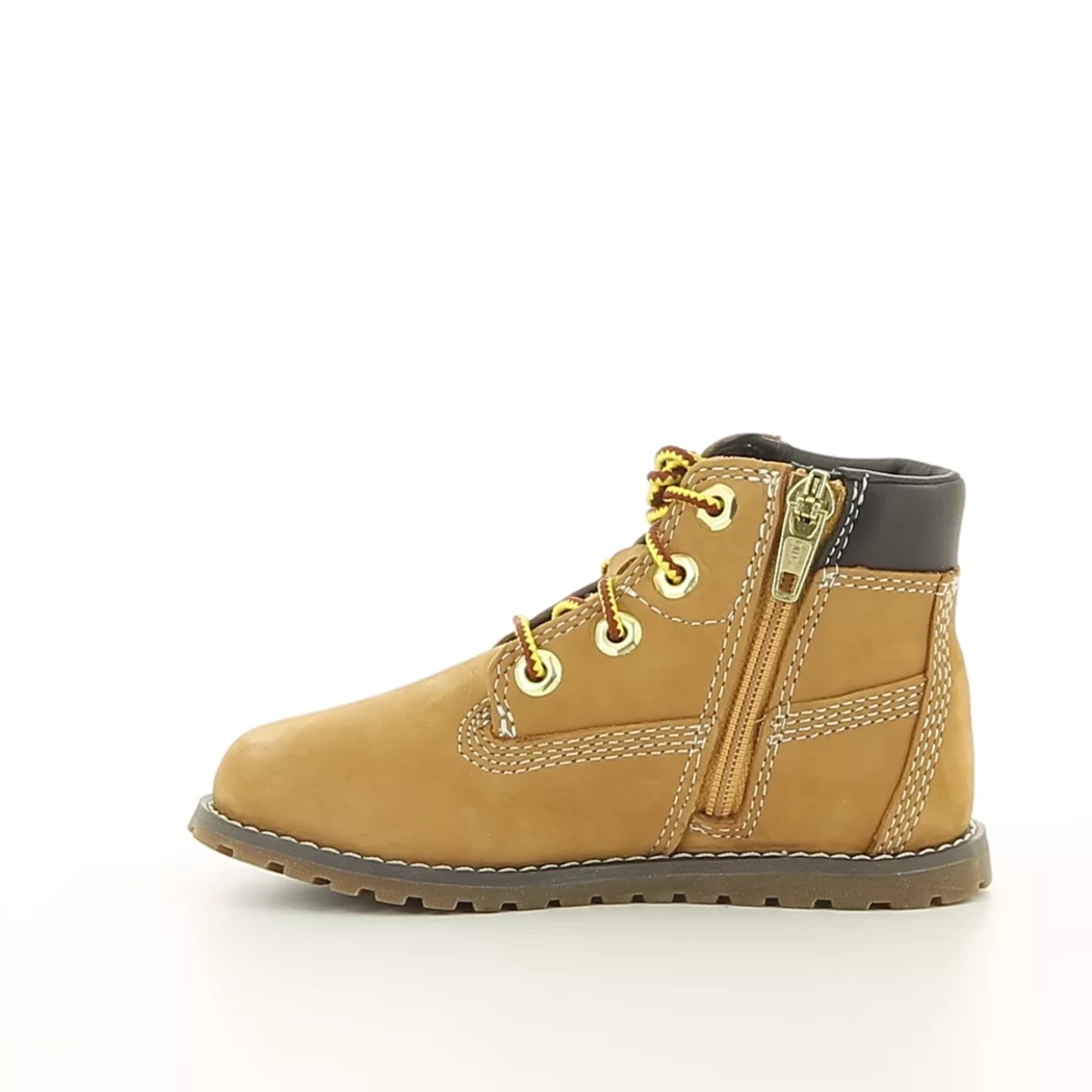 Image (4) de la chaussures Timberland - Bottines Cuir naturel / Cognac en Cuir nubuck