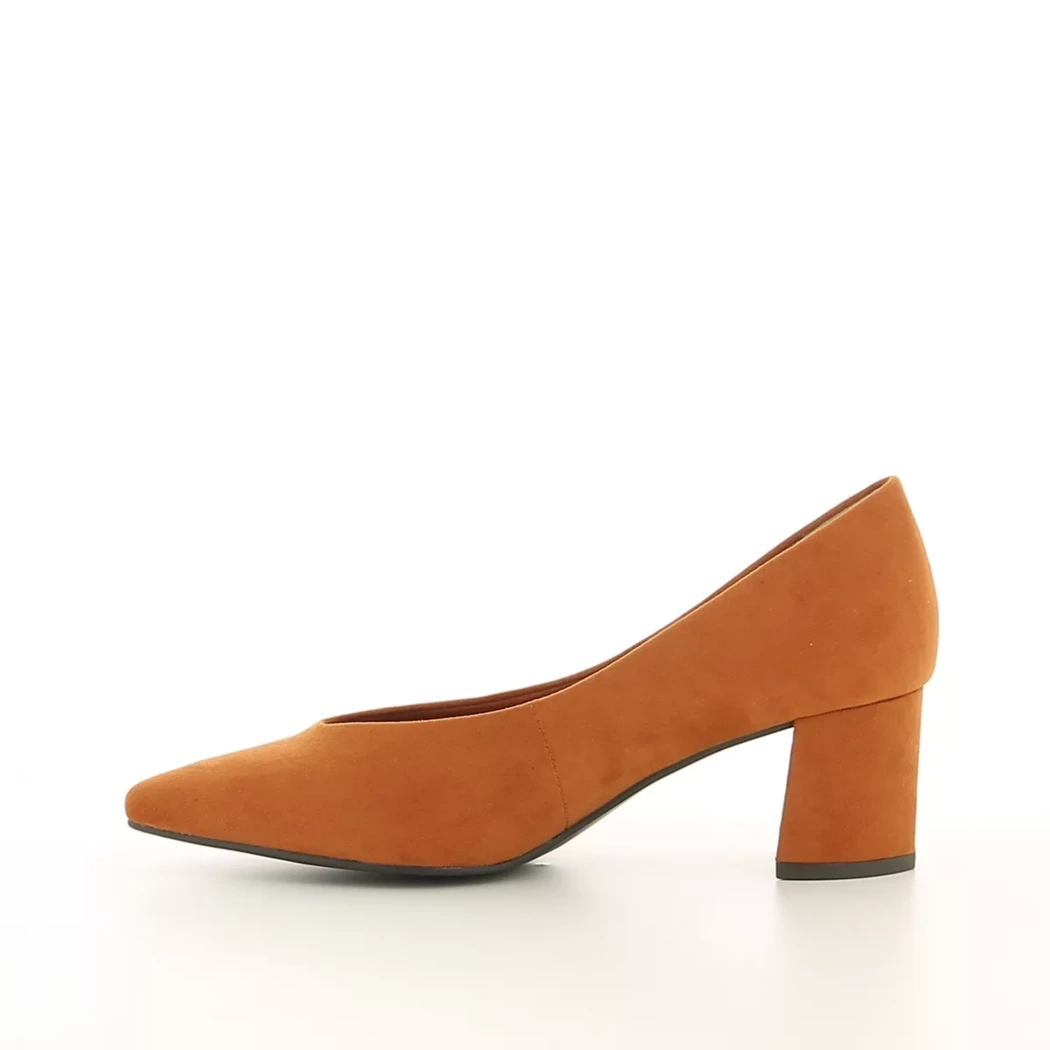 Image (4) de la chaussures Marco Tozzi - Escarpins Orange en Cuir synthétique