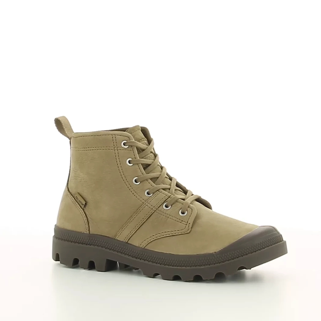 Image (1) de la chaussures Palladium - Bottines Taupe en Cuir nubuck