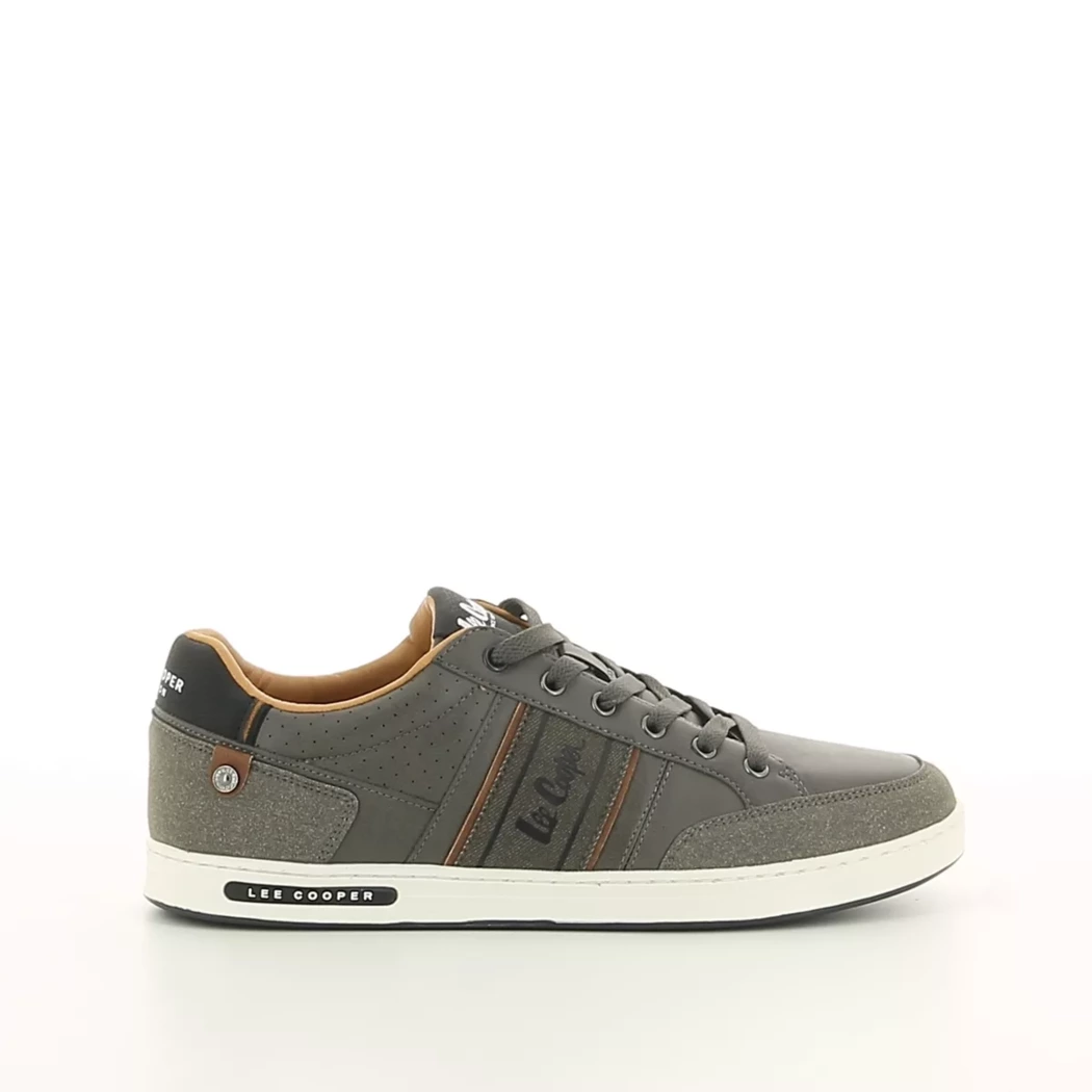 Image (2) de la chaussures Lee Cooper - Baskets Gris en Cuir synthétique