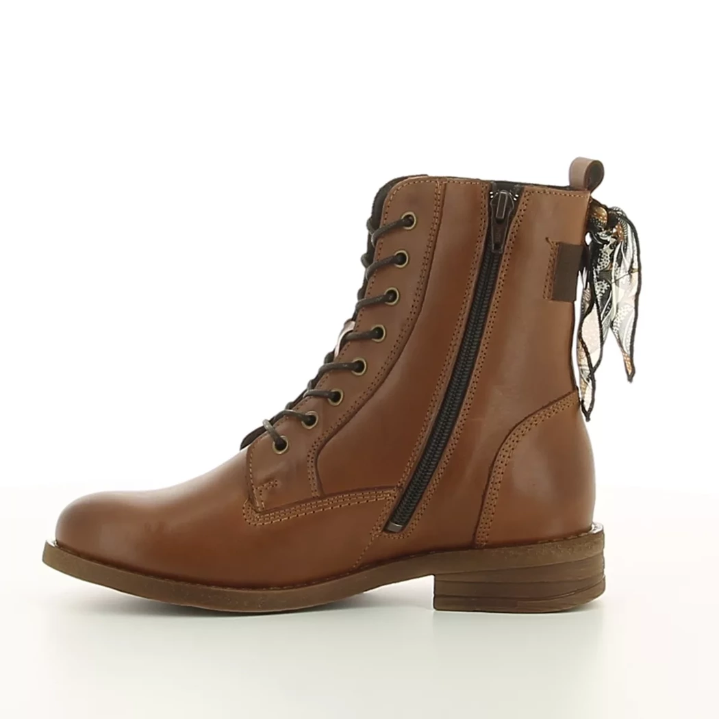 Image (4) de la chaussures Goodstep - Bottines Cuir naturel / Cognac en Cuir