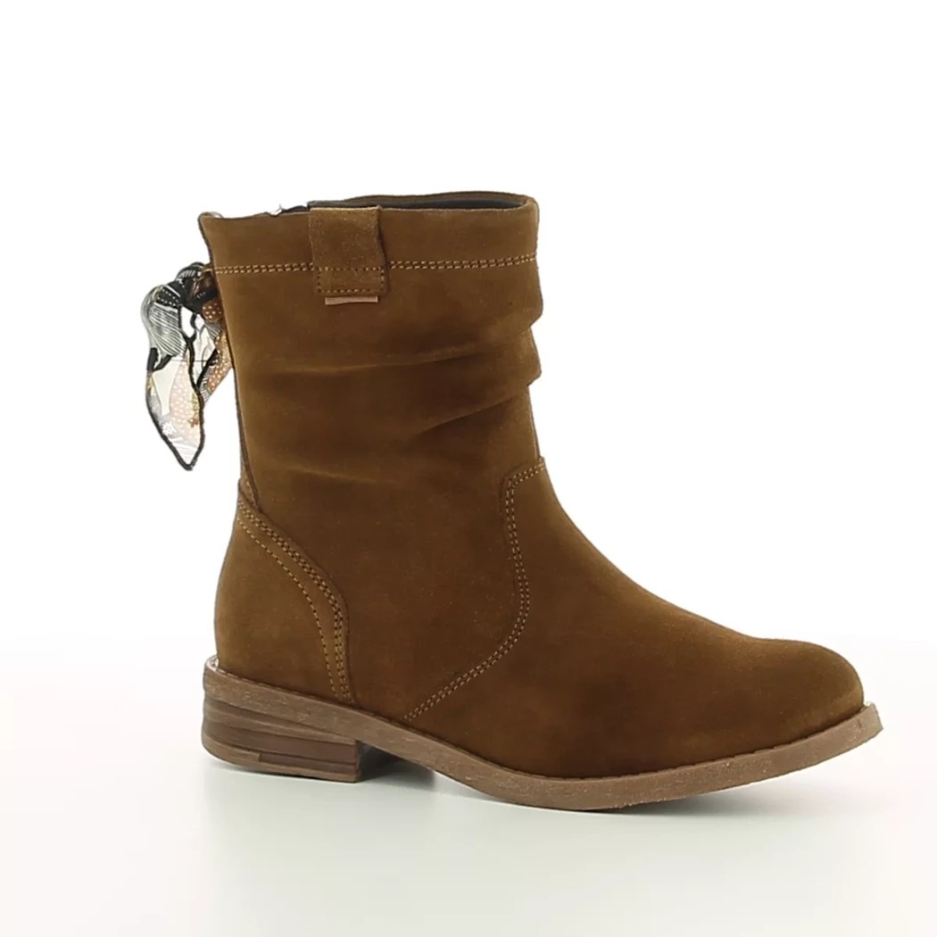 Image (1) de la chaussures Goodstep - Boots Cuir naturel / Cognac en Cuir nubuck