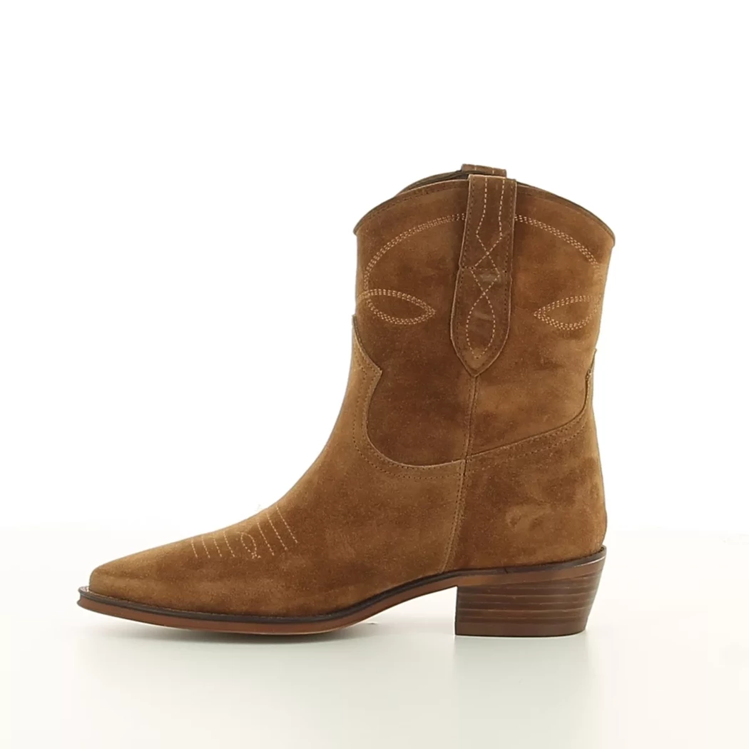 Image (4) de la chaussures Alpe - Boots Cuir naturel / Cognac en Cuir nubuck