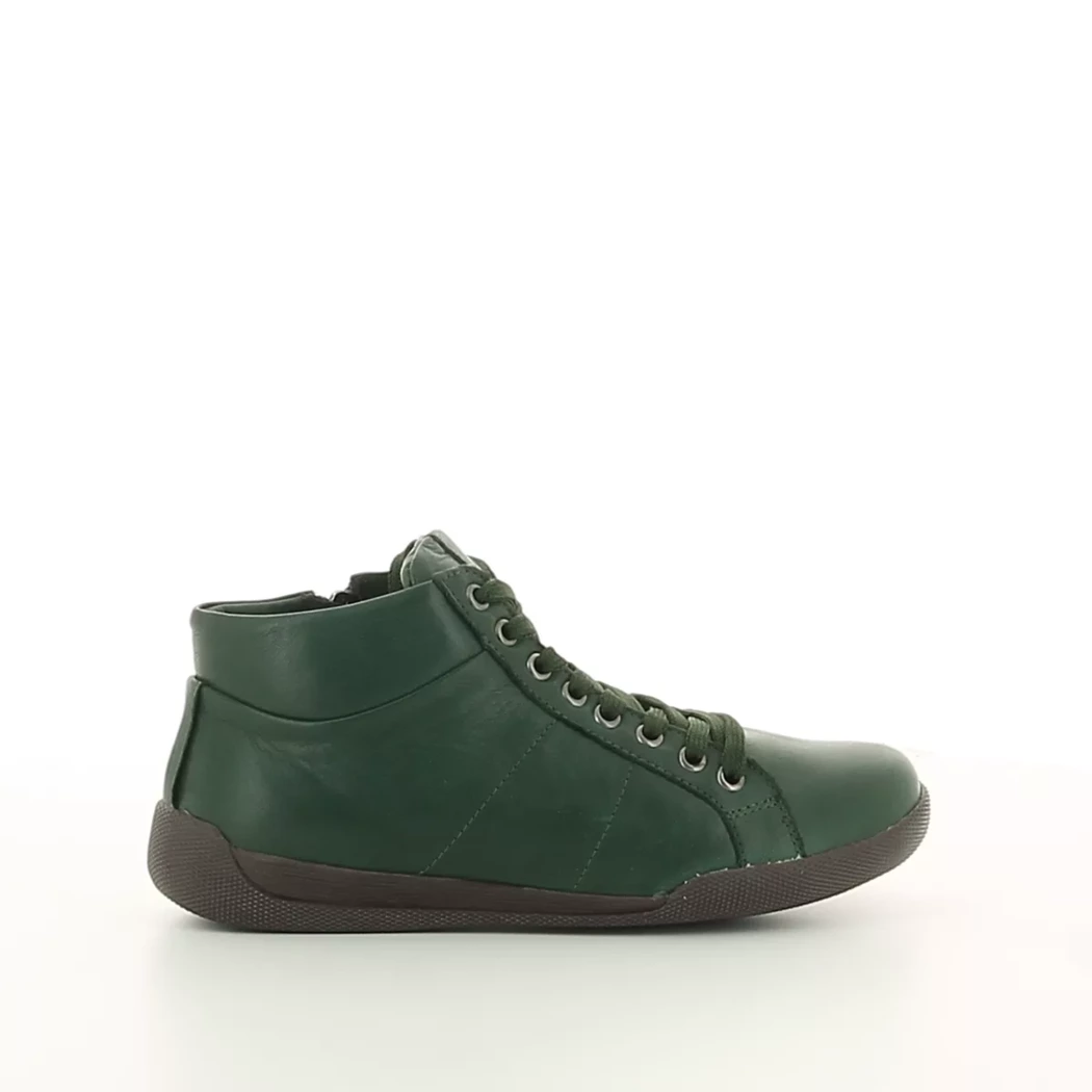 Image (2) de la chaussures Andrea Conti - Bottines Vert en Cuir