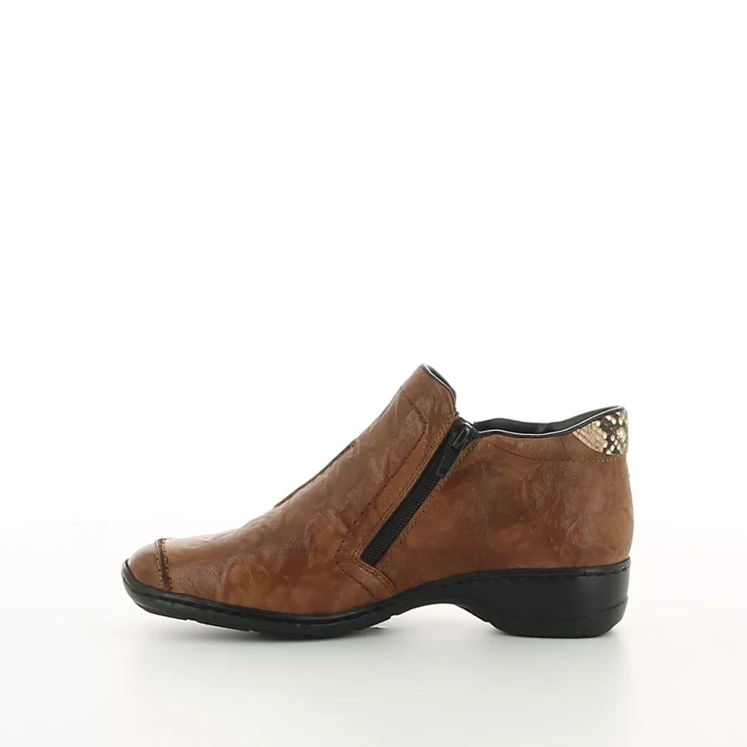 Image (4) de la chaussures Rieker - Boots Cuir naturel / Cognac en Cuir