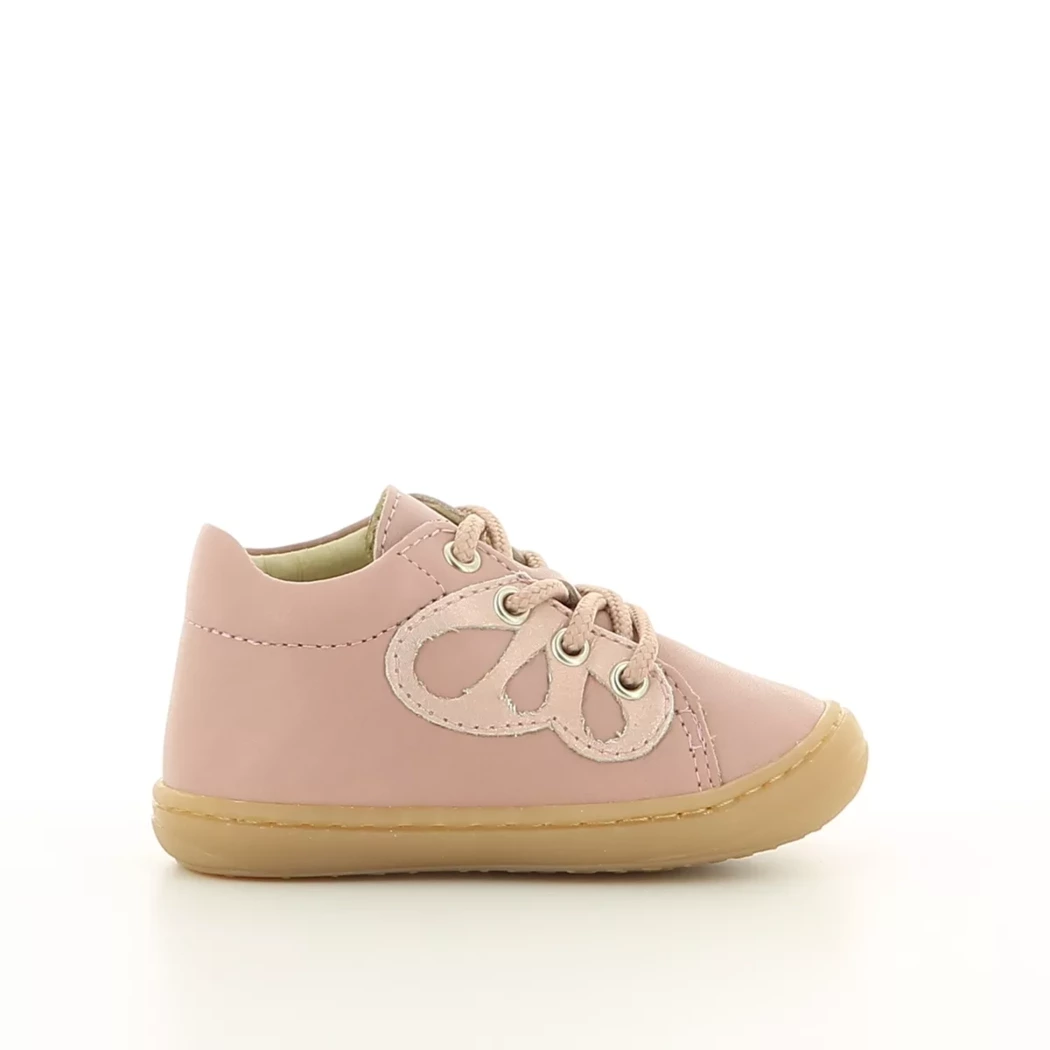 Image (2) de la chaussures Bellamy - Bottines Rose en Cuir