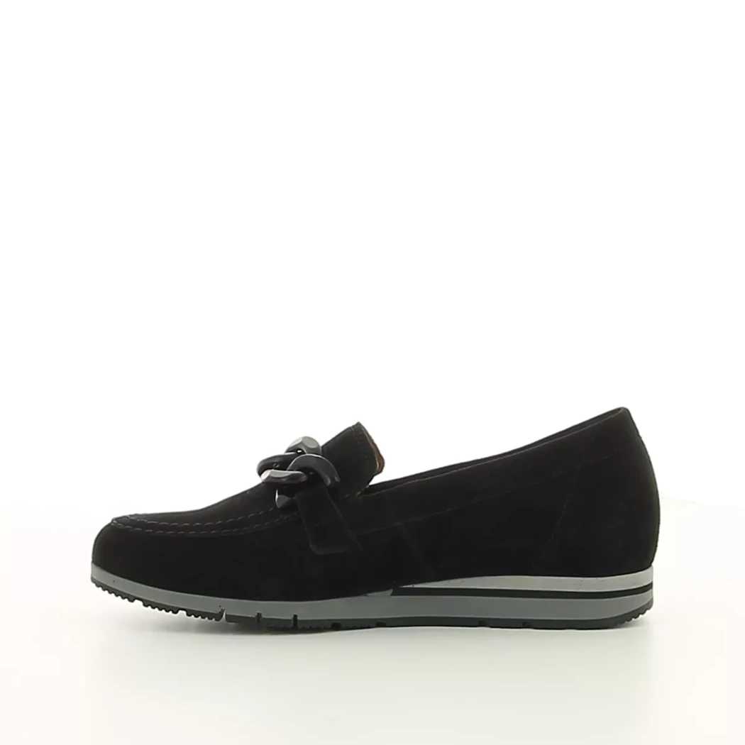 Image (4) de la chaussures Gabor - Mocassins Noir en Cuir nubuck