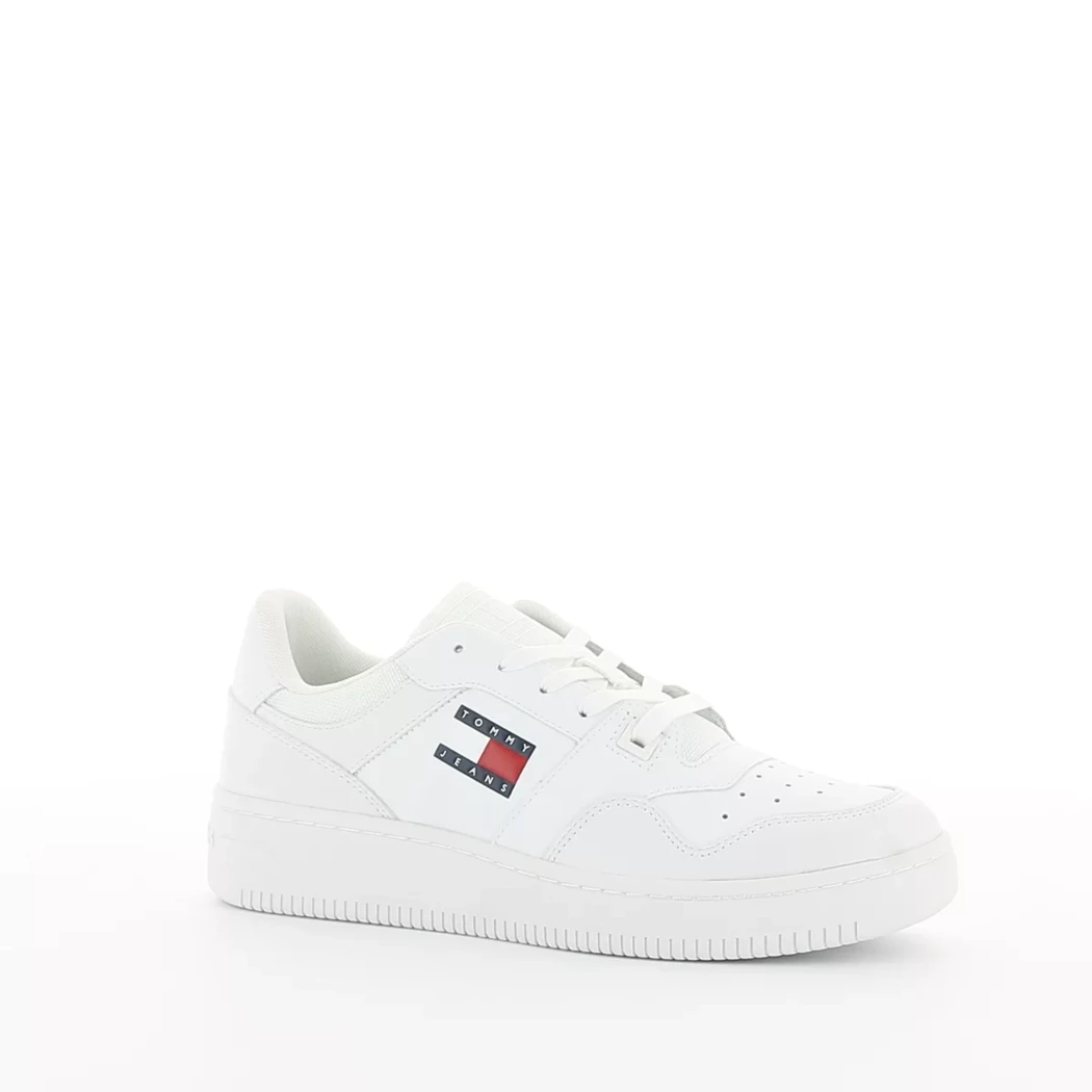 Image (1) de la chaussures Tommy jeans - Baskets Blanc en Cuir