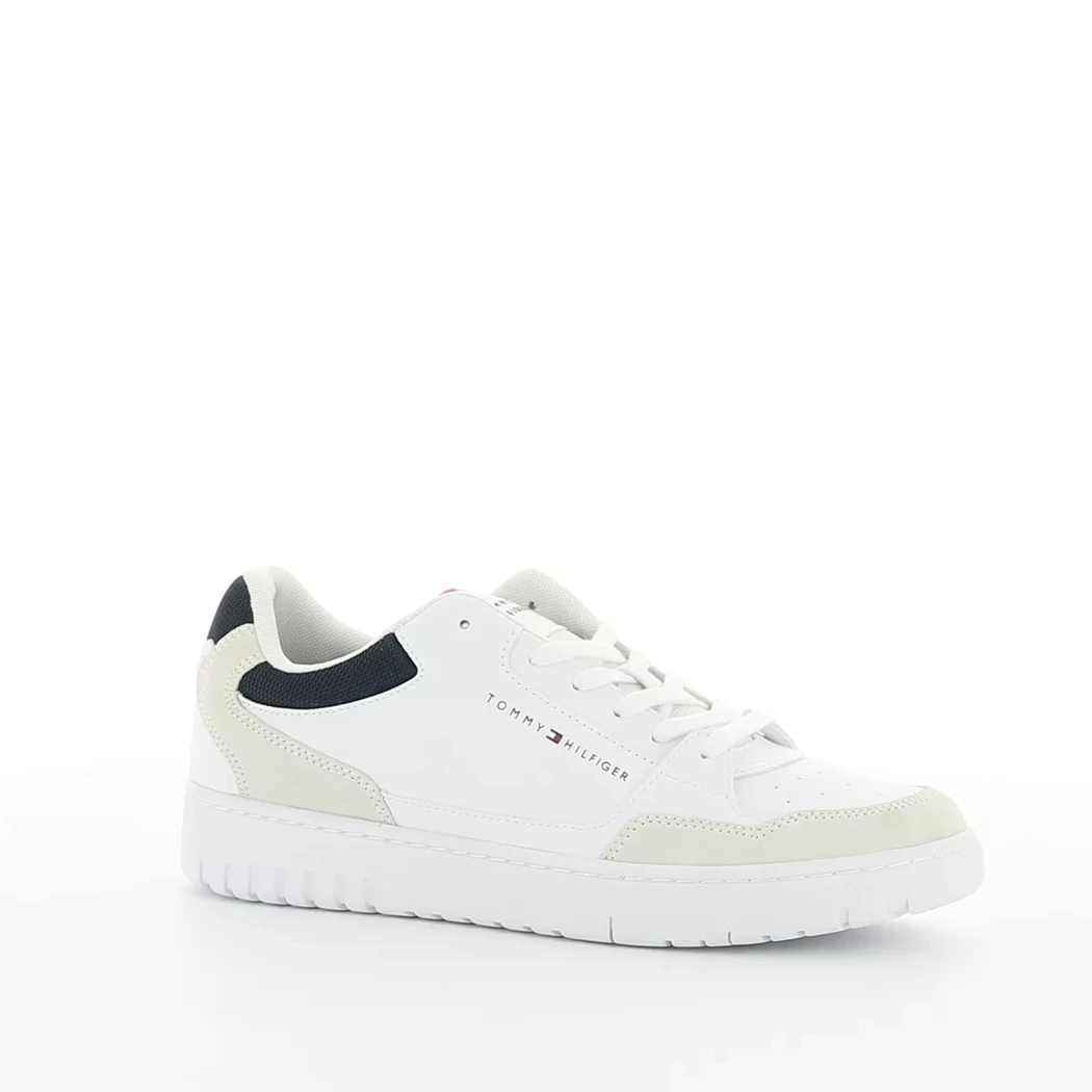 Image (1) de la chaussures Tommy Hilfiger - Baskets Blanc en Cuir