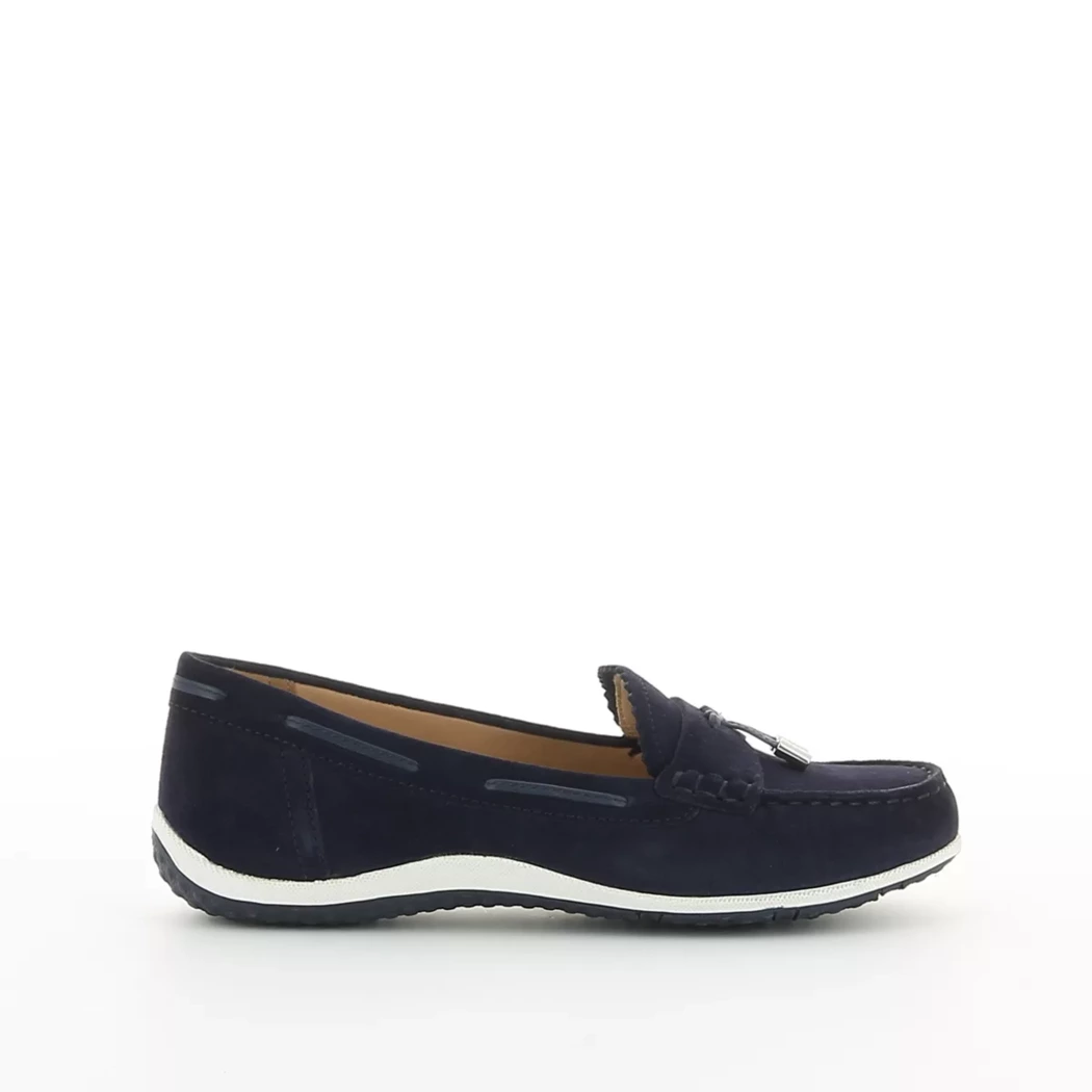 Image (2) de la chaussures Geox - Mocassins Bleu en Cuir nubuck