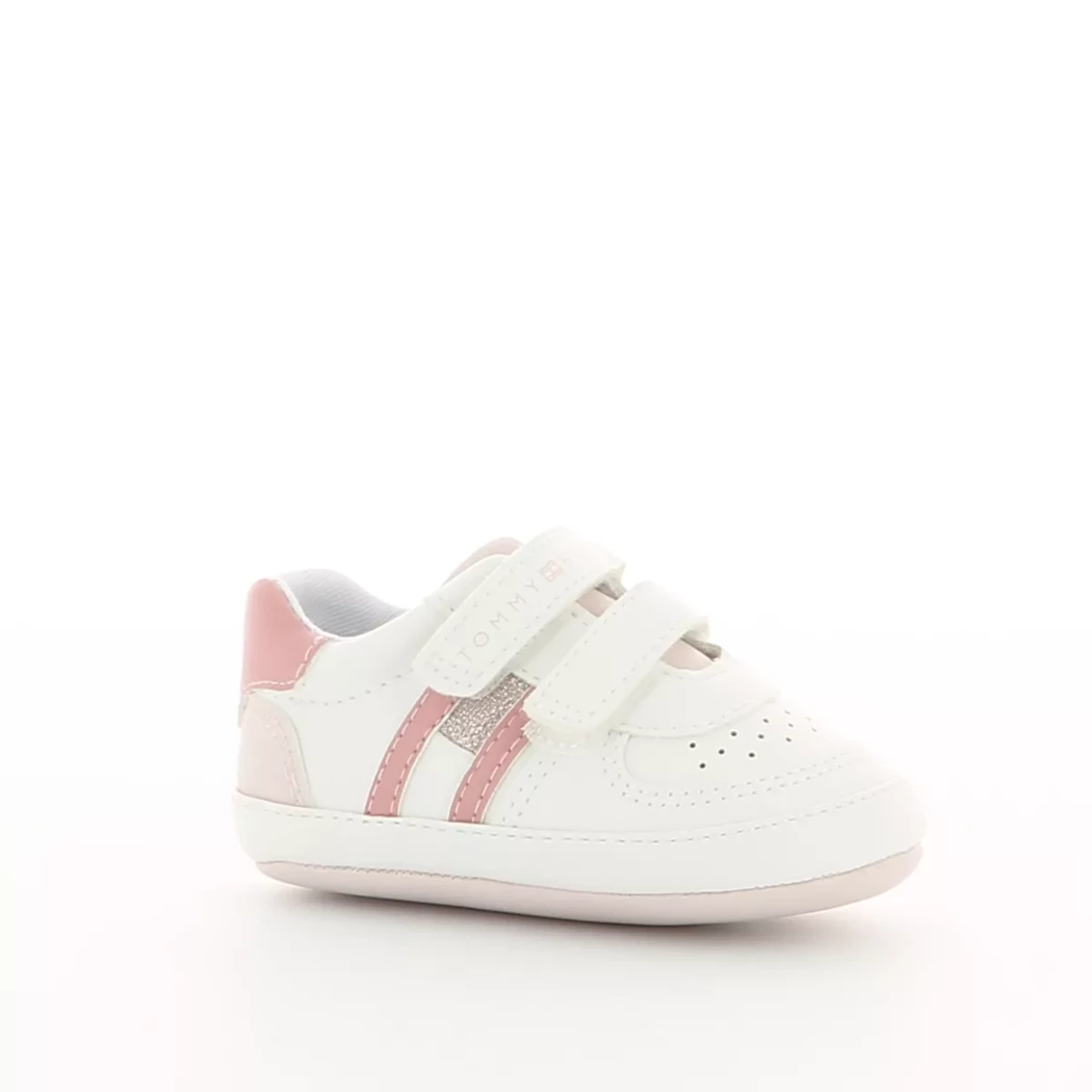 Image (1) de la chaussures Tommy Hilfiger - Chaussons bébé Blanc en Cuir synthétique