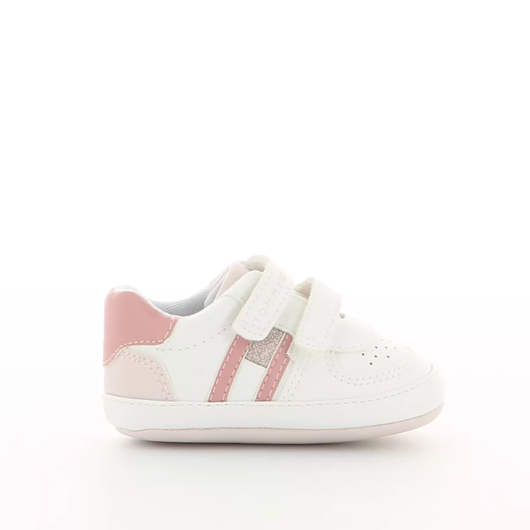 Image (2) de la chaussures Tommy Hilfiger - Chaussons bébé Blanc en Cuir synthétique