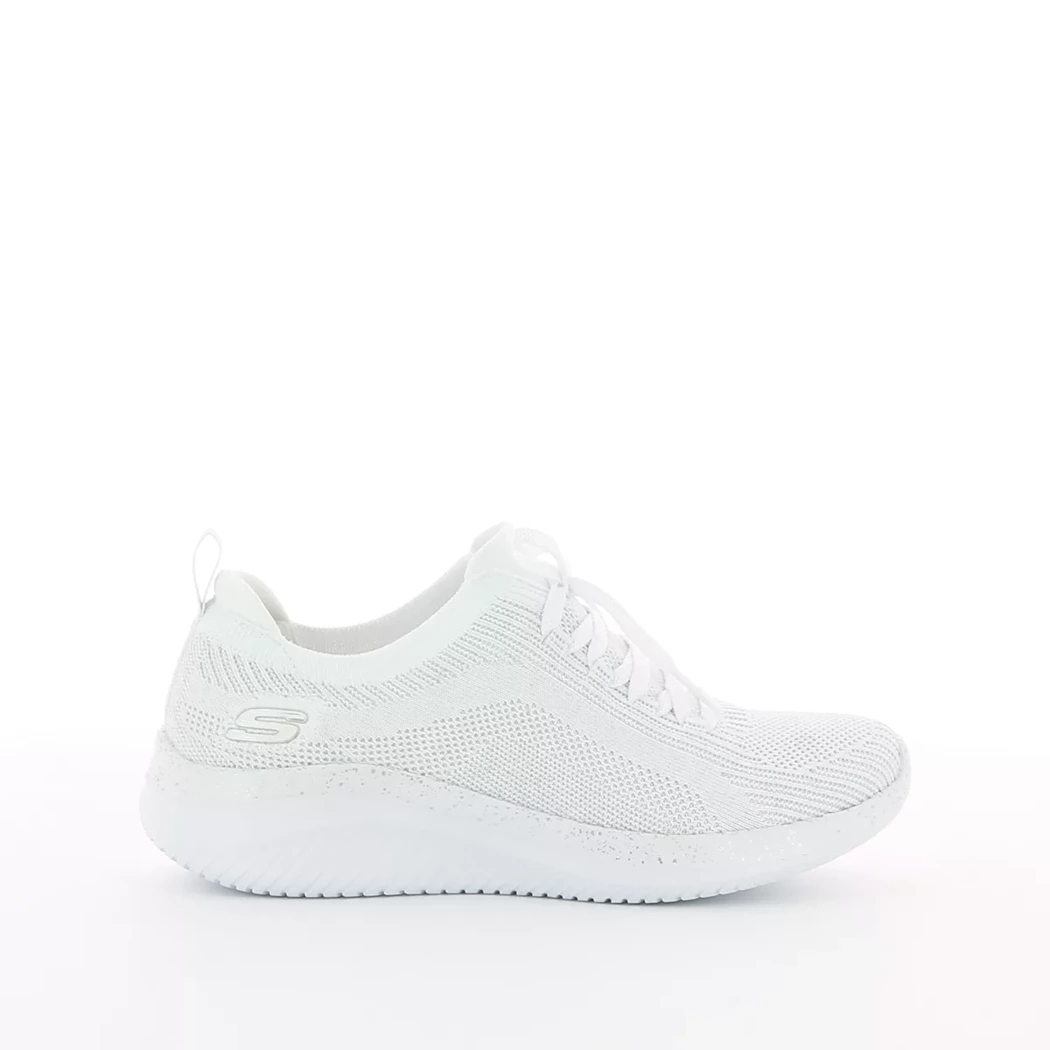 Image (2) de la chaussures Skechers - Baskets Blanc en Textile