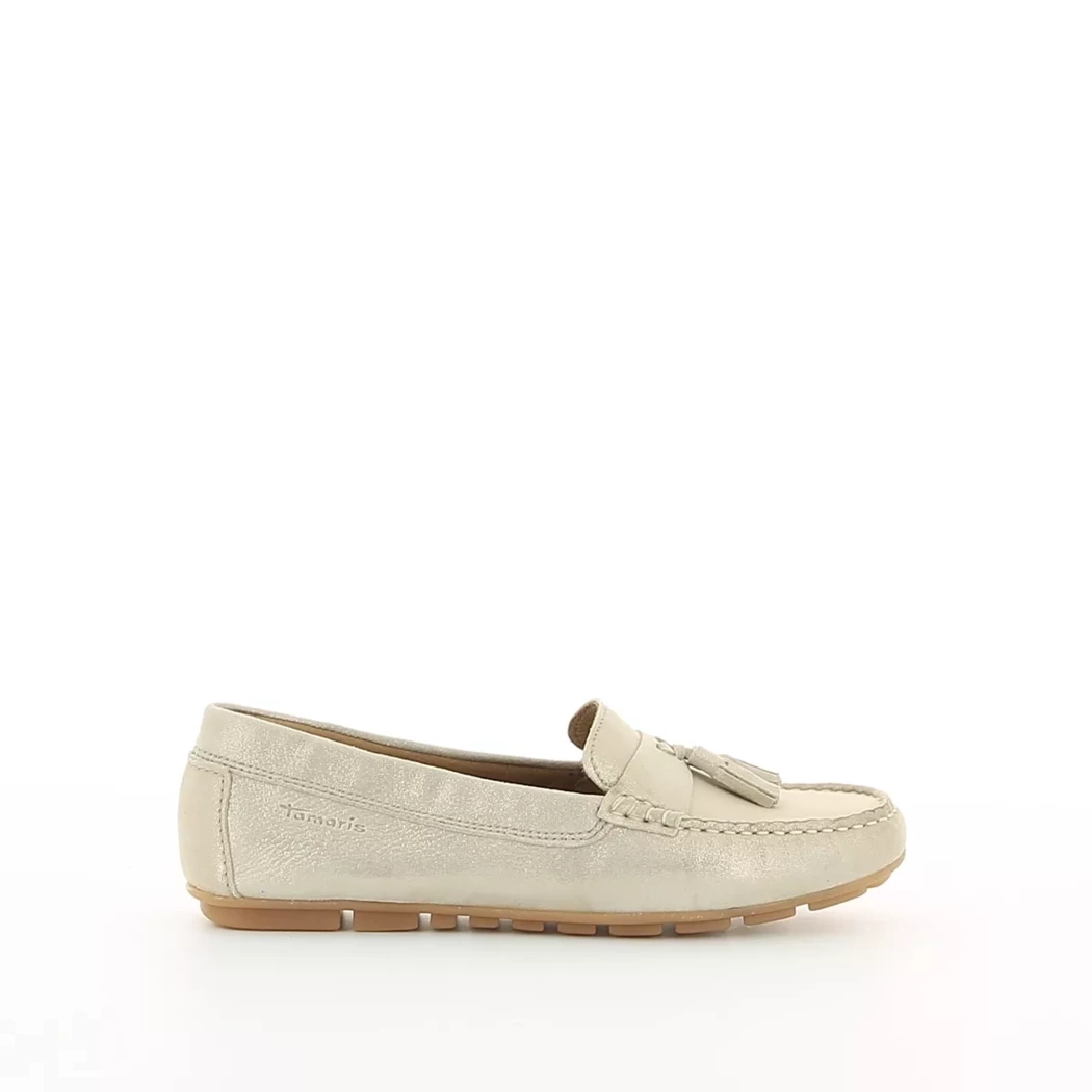 Image (2) de la chaussures Tamaris - Mocassins Beige en Cuir nubuck