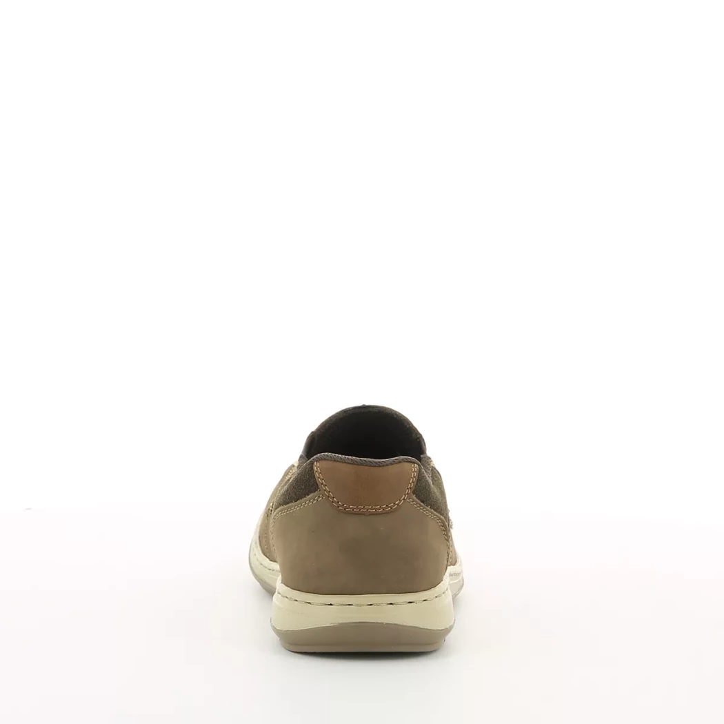 Image (3) de la chaussures Rieker - Mocassins Taupe en Cuir nubuck