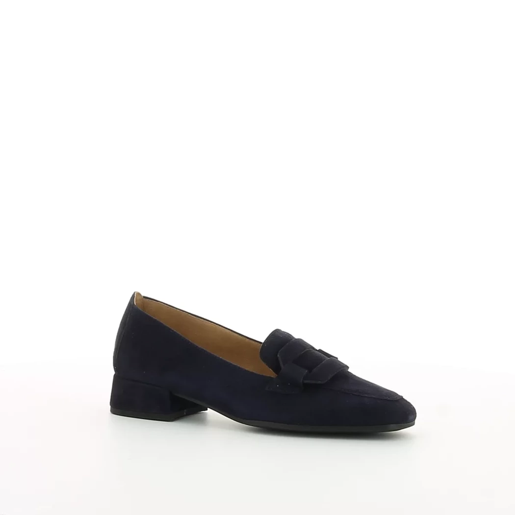 Image (1) de la chaussures Gabor - Mocassins Bleu en Cuir nubuck