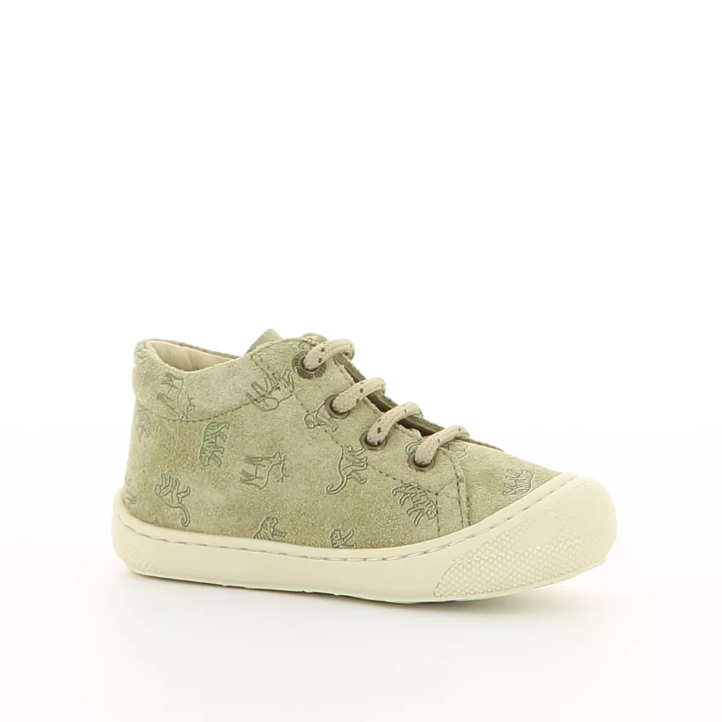 Image (1) de la chaussures Naturino - Bottines Vert en Cuir nubuck