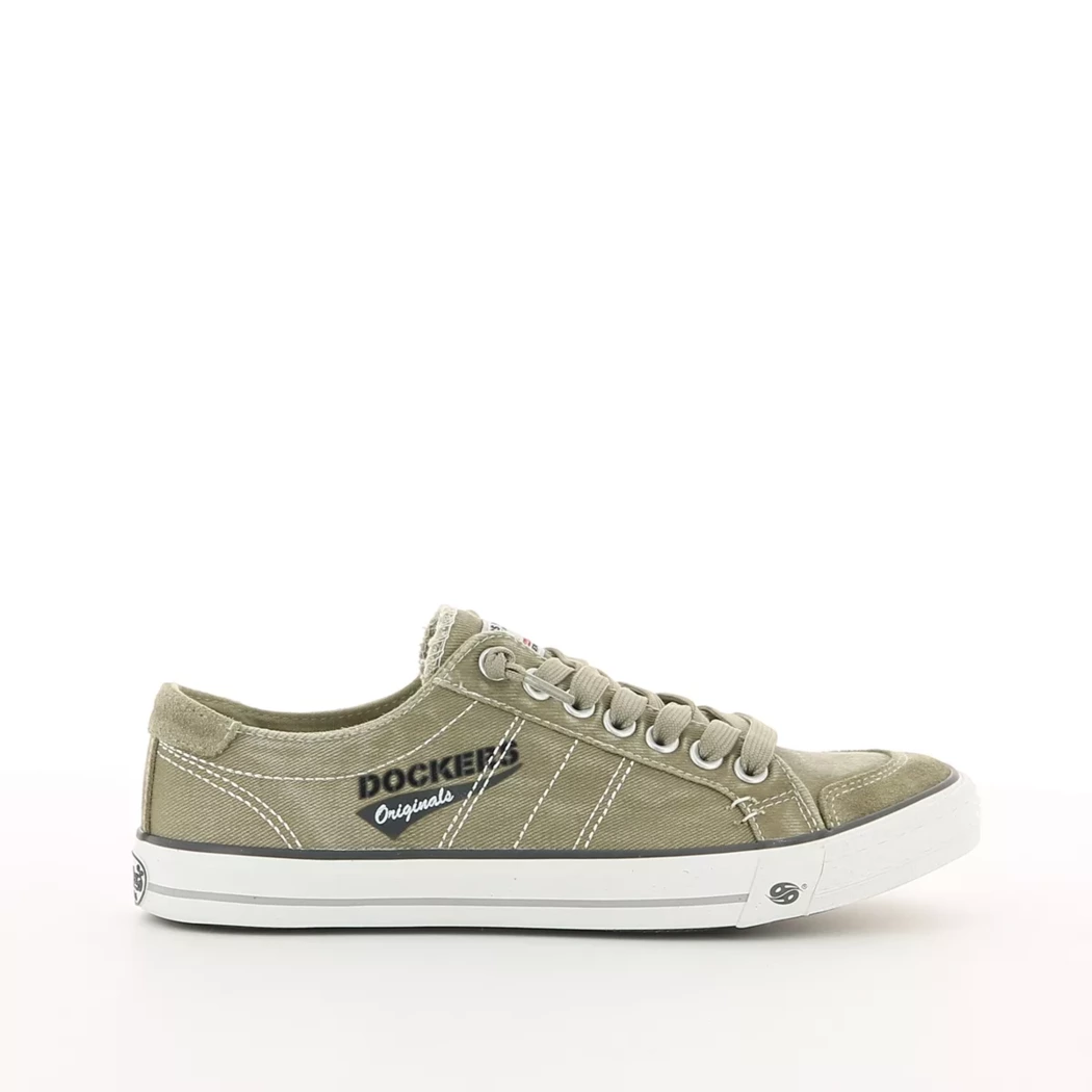 Image (2) de la chaussures Dockers - Baskets Beige en Textile