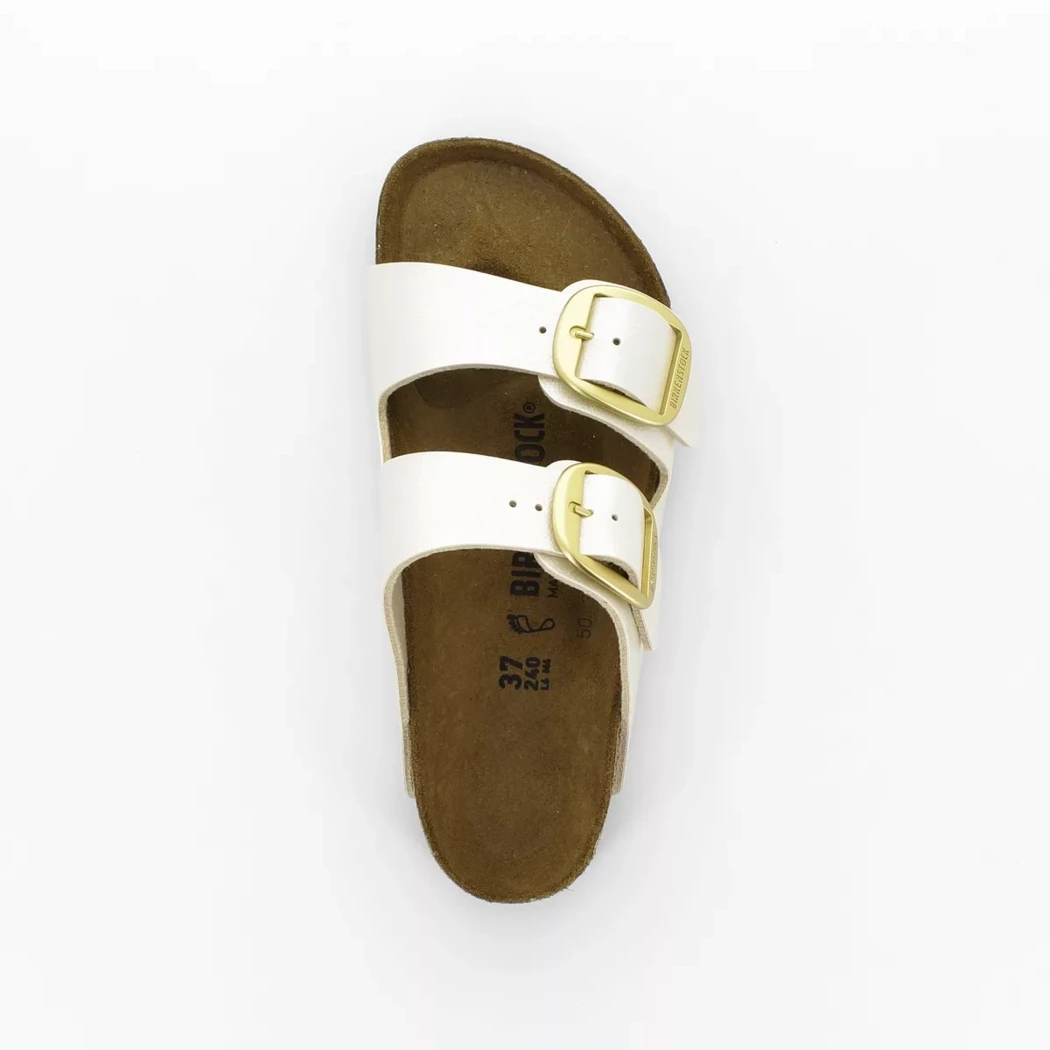 Image (6) de la chaussures Birkenstock - Mules et Sabots Beige en Cuir synthétique