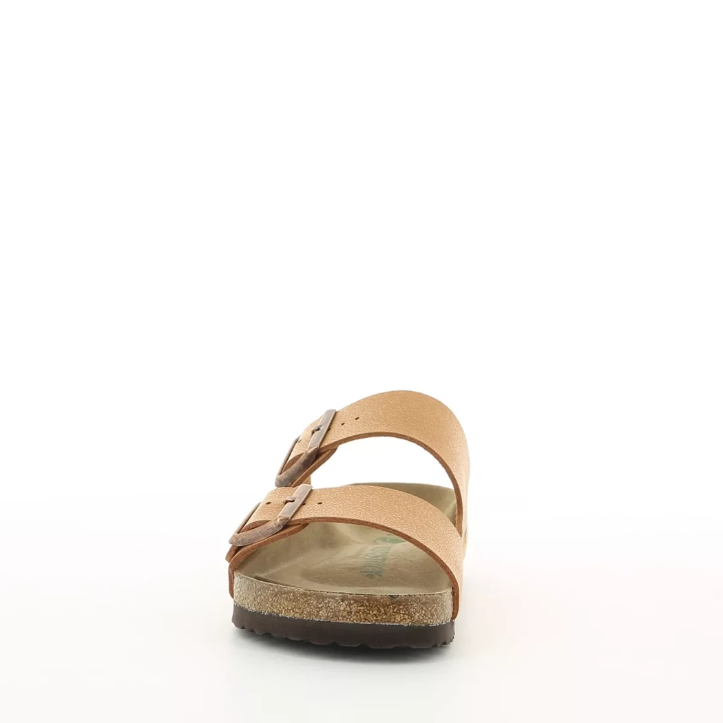 Image (5) de la chaussures Birkenstock - Mules et Sabots Cuir naturel / Cognac en Cuir nubuck