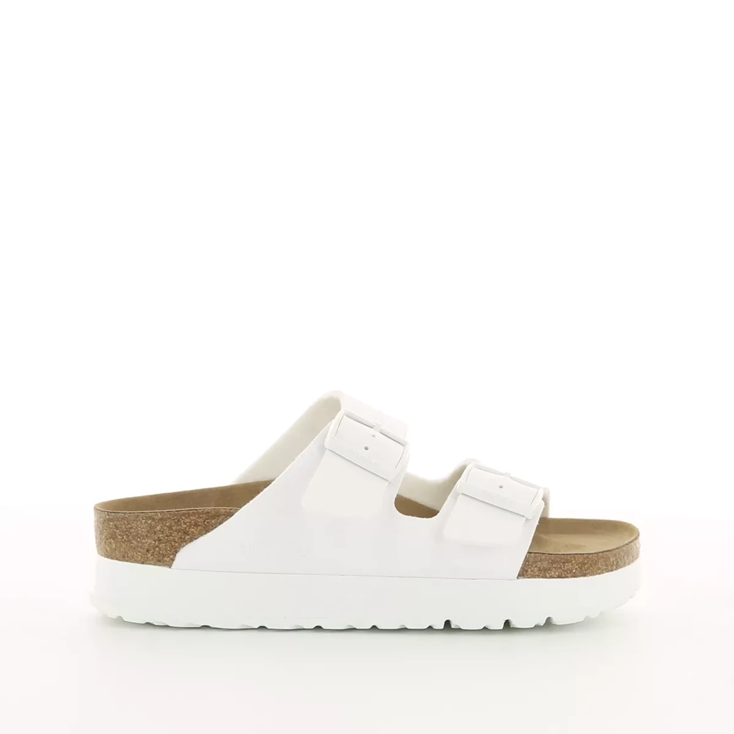 Image (2) de la chaussures Birkenstock - Mules et Sabots Blanc en Cuir synthétique