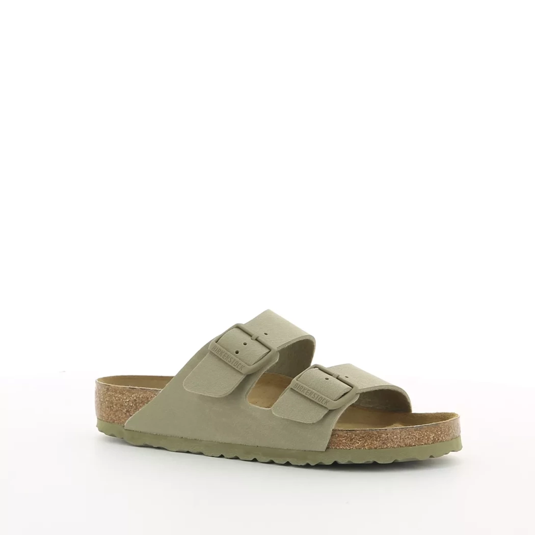 Image (1) de la chaussures Birkenstock - Mules et Sabots Beige en Cuir synthétique