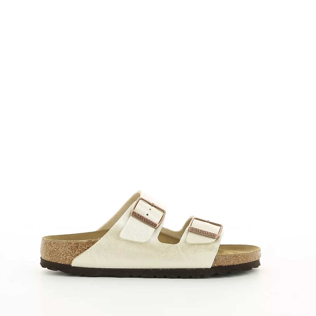 Image (2) de la chaussures Birkenstock - Mules et Sabots Blanc en Cuir synthétique