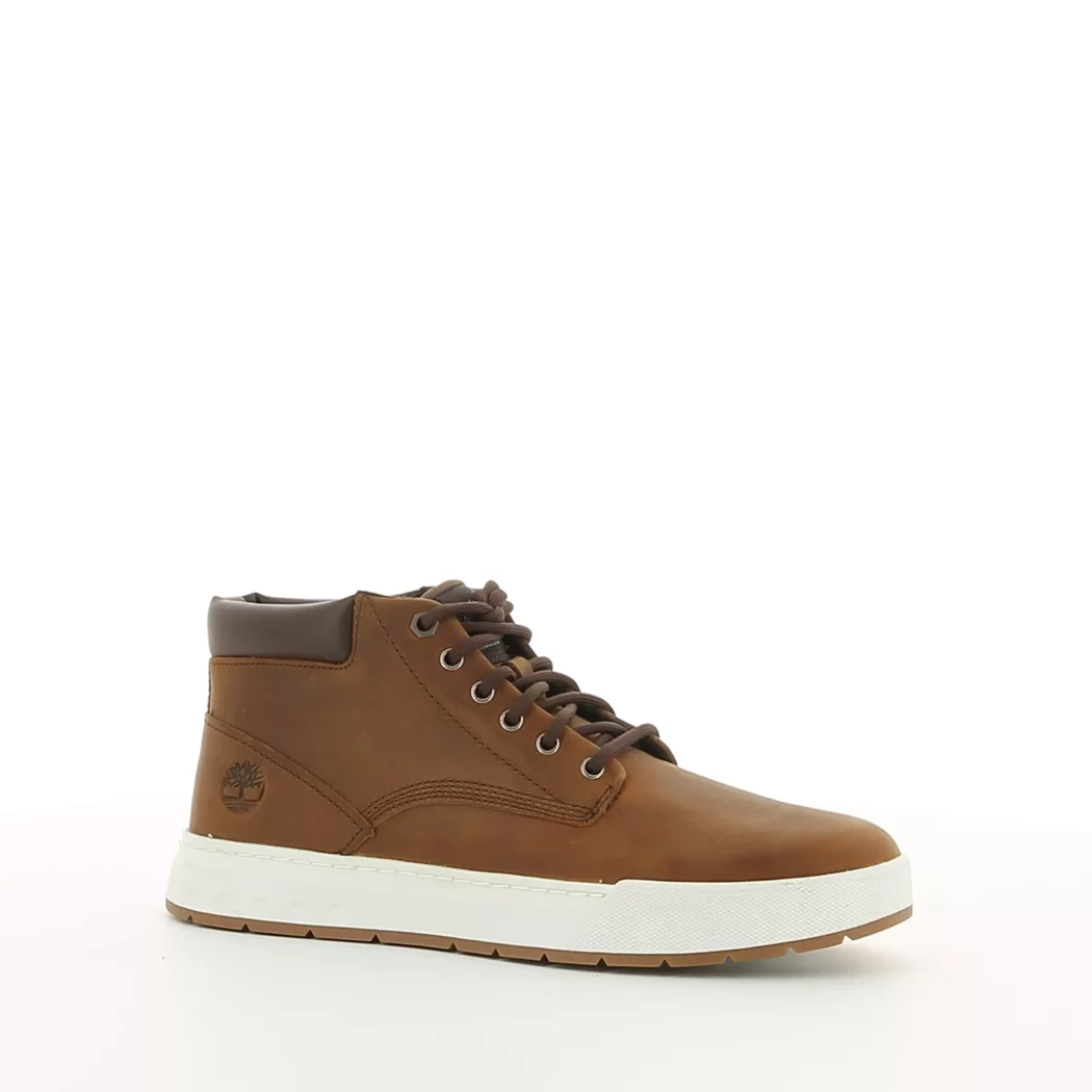 Image (1) de la chaussures Timberland - Bottines Cuir naturel / Cognac en Cuir nubuck