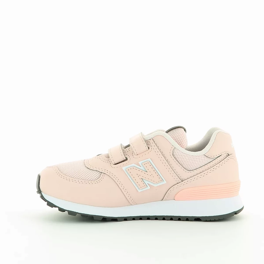 Image (4) de la chaussures New Balance - Baskets Rose en Cuir synthétique