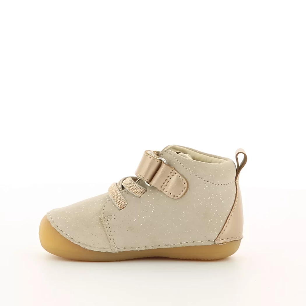 Image (4) de la chaussures Kickers - Bottines Rose en Cuir nubuck