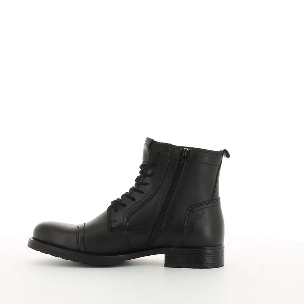 Image (4) de la chaussures Jack & Jones - Bottines Noir en Cuir