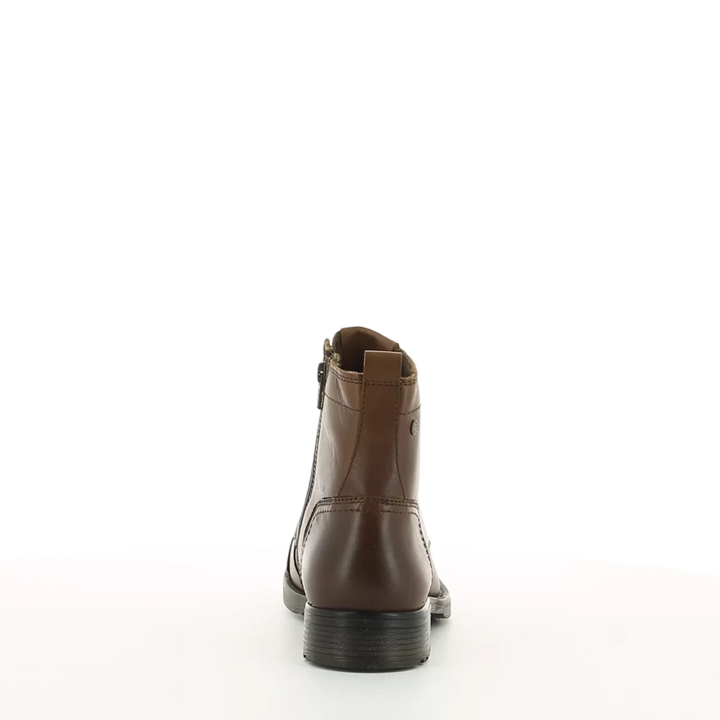 Image (3) de la chaussures Jack & Jones - Bottines Cuir naturel / Cognac en Cuir