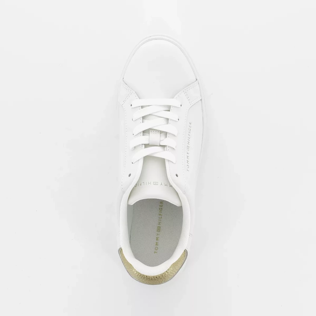 Image (6) de la chaussures Tommy Hilfiger - Baskets Blanc en Cuir