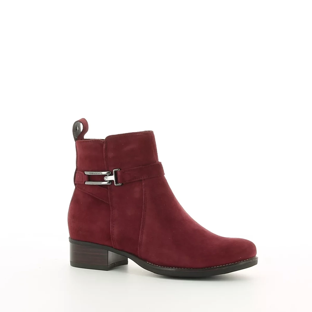 Image (1) de la chaussures Tamaris - Boots Bordeaux en Cuir nubuck