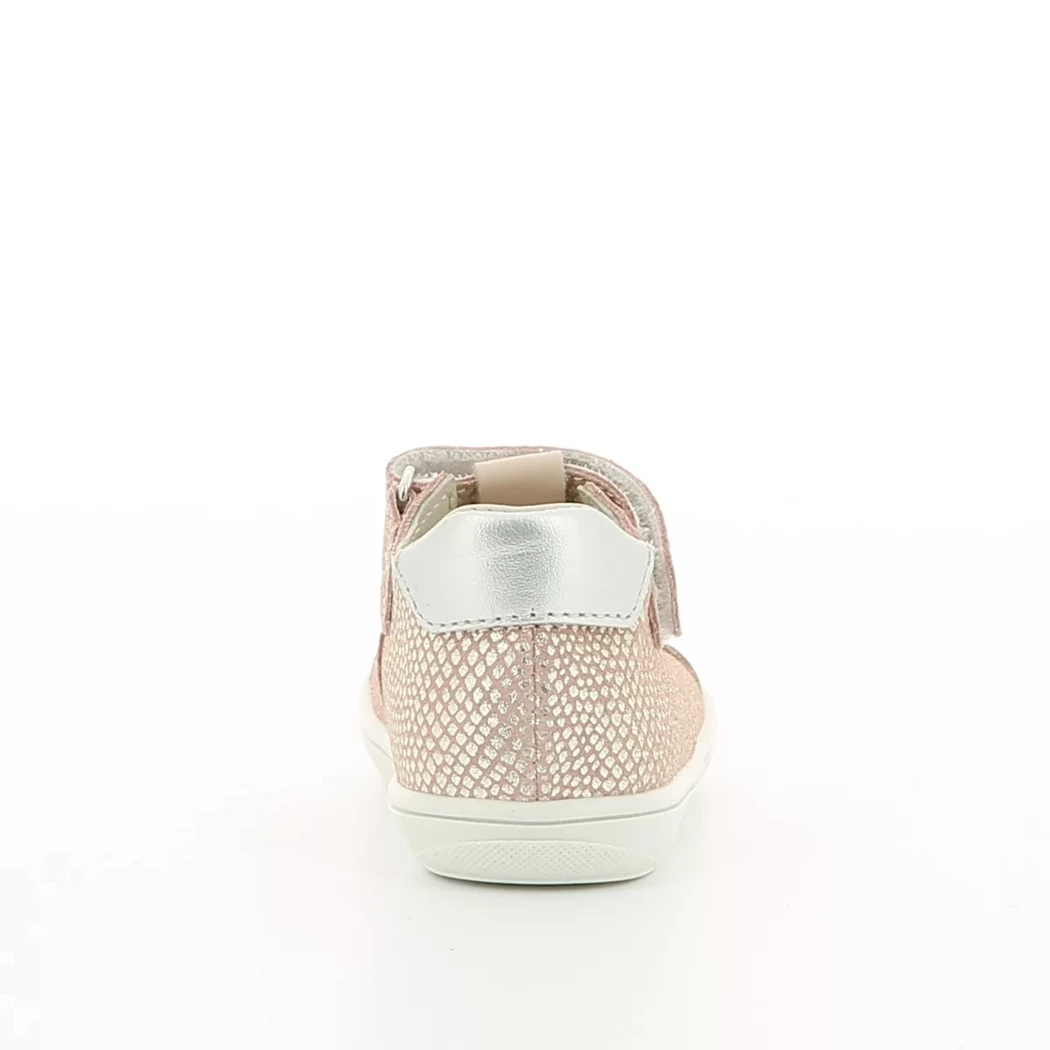 Image (3) de la chaussures Bellamy - Bottines ouvertes Rose en Cuir nubuck