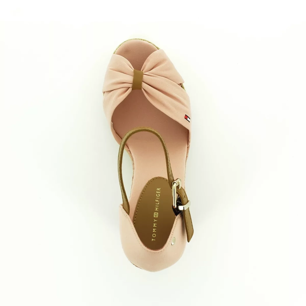 Image (6) de la chaussures Tommy Hilfiger - Sandales et Nu-Pieds Rose en Textile