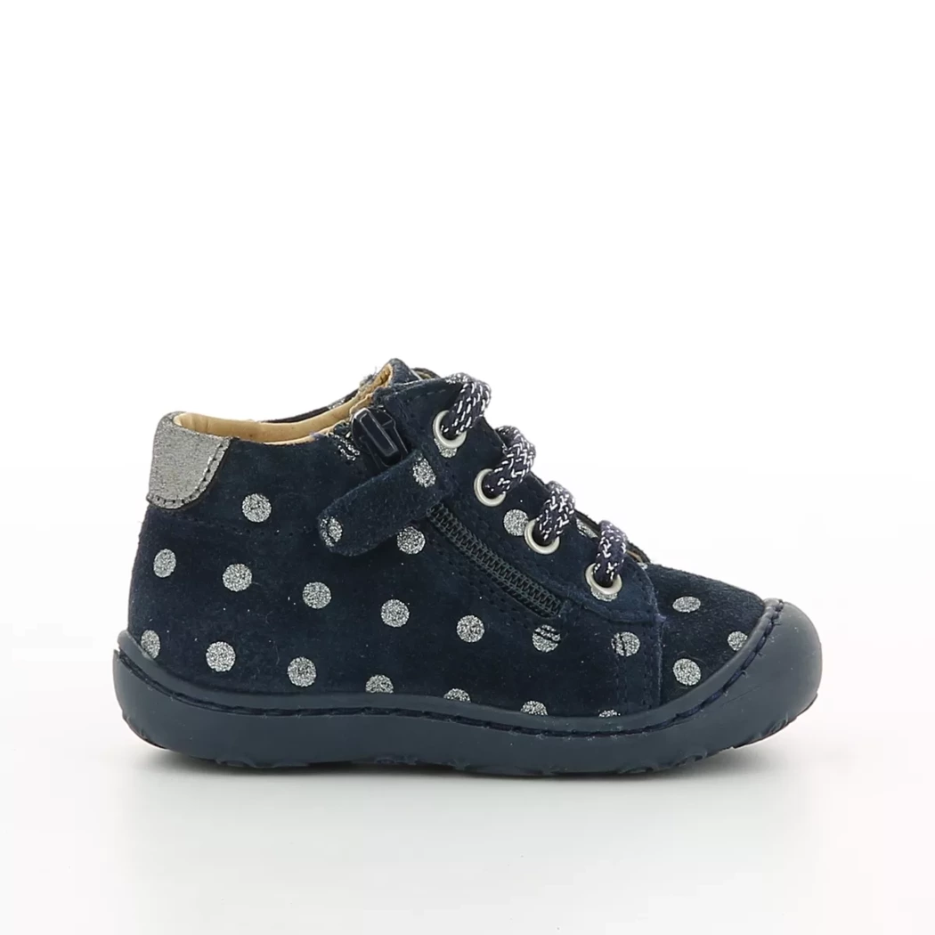 Image (2) de la chaussures Bopy - Bottines Bleu en Cuir nubuck