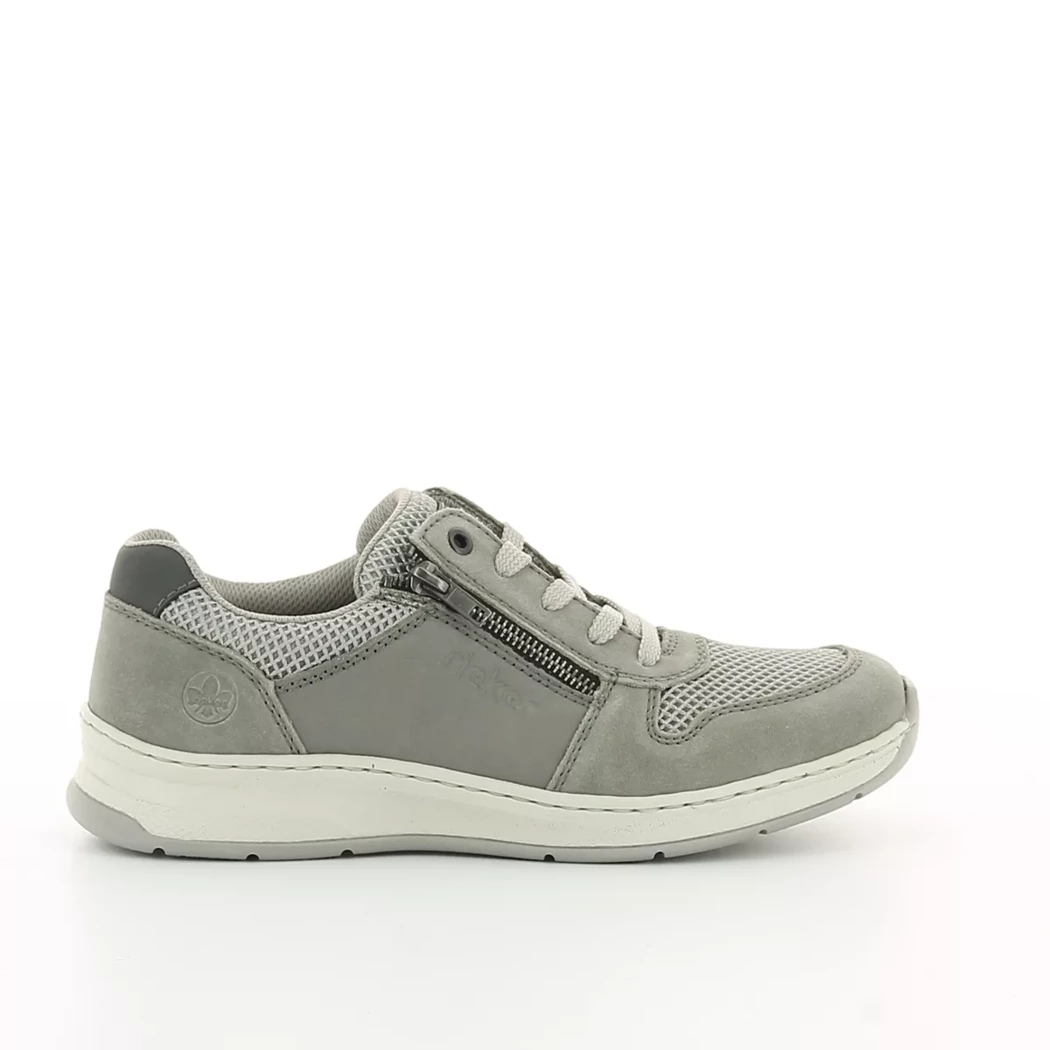 Image (2) de la chaussures Rieker - Baskets Gris en Cuir nubuck