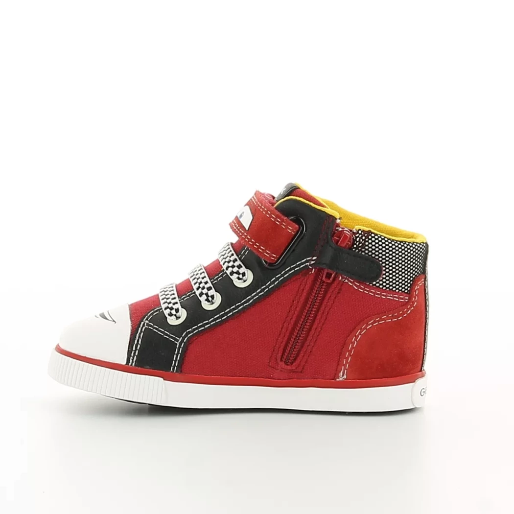 Image (4) de la chaussures Geox - Baskets Rouge en Textile