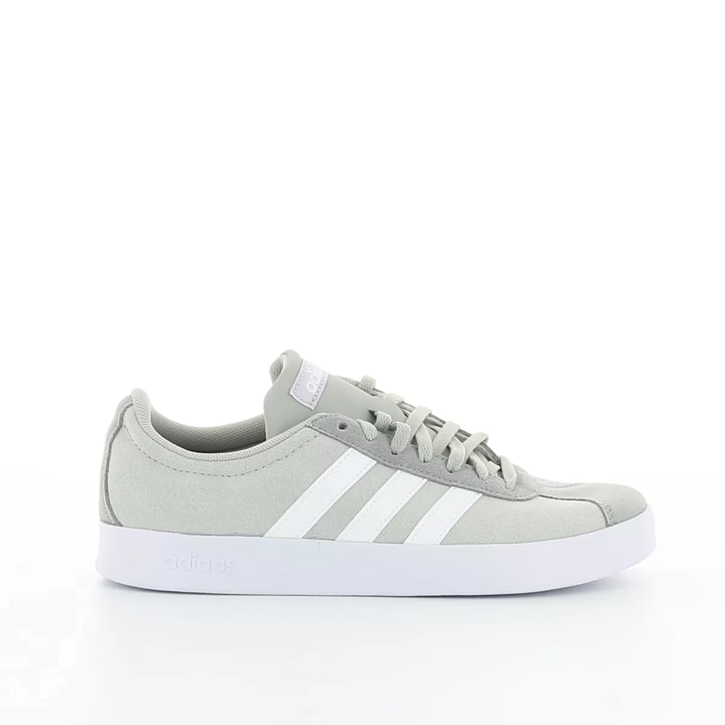 Image (2) de la chaussures Adidas - Baskets Gris en Cuir nubuck