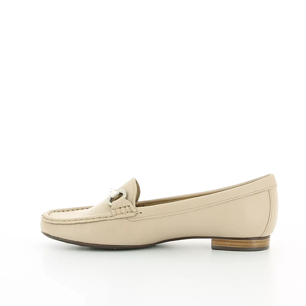 Image (4) de la chaussures Maria Lya - Mocassins Beige en Cuir