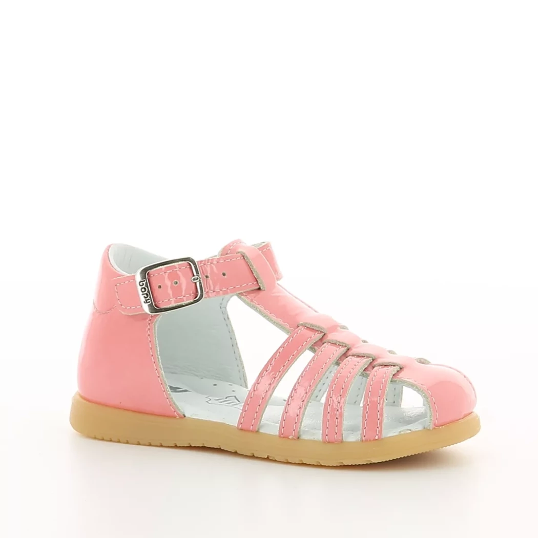 Image (1) de la chaussures Bopy - Sandales et Nu-Pieds Rose en Cuir vernis