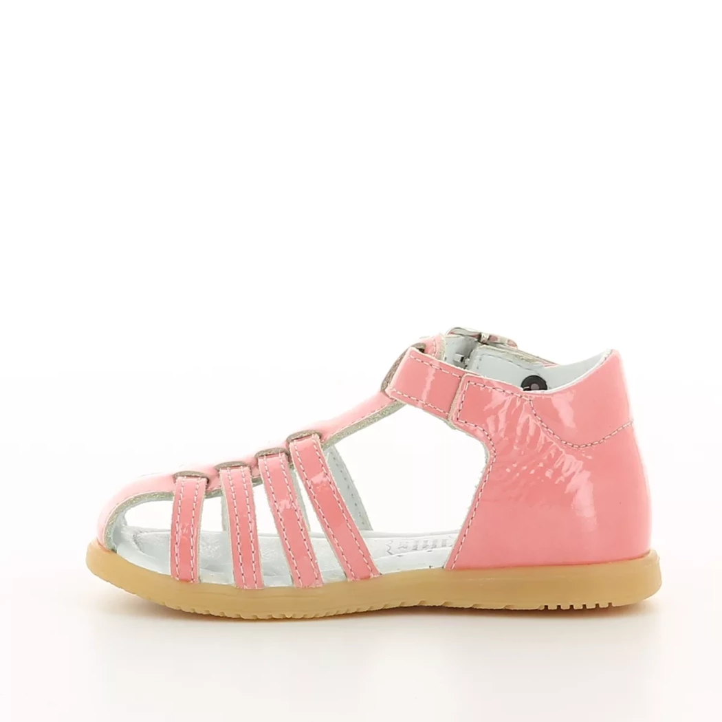 Image (4) de la chaussures Bopy - Sandales et Nu-Pieds Rose en Cuir vernis