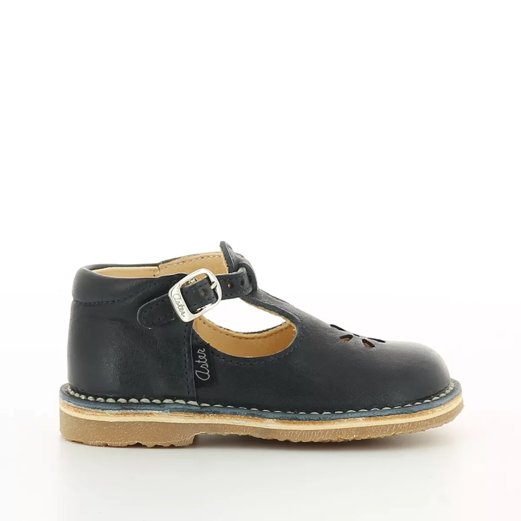 Image (2) de la chaussures Aster - Bottines ouvertes Bleu en Cuir