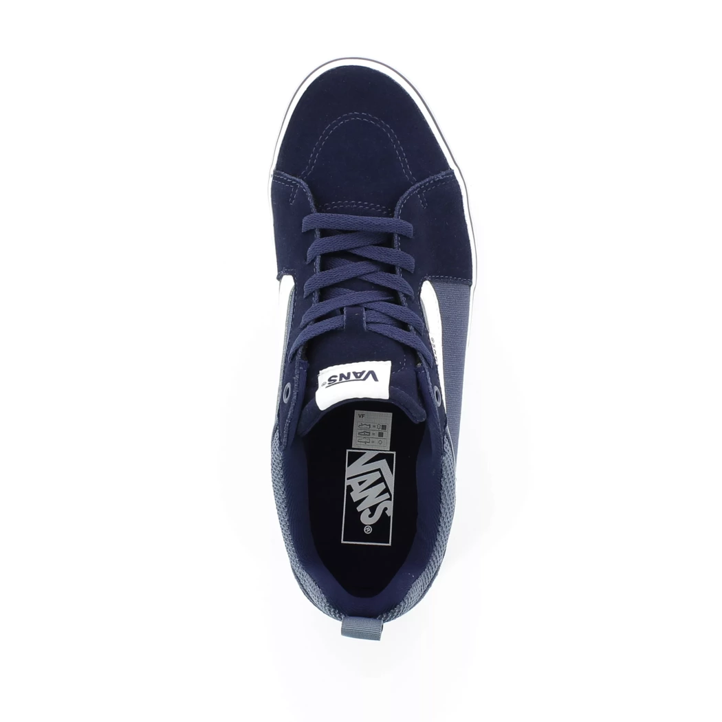 Image (6) de la chaussures Vans - Baskets Bleu en Cuir nubuck