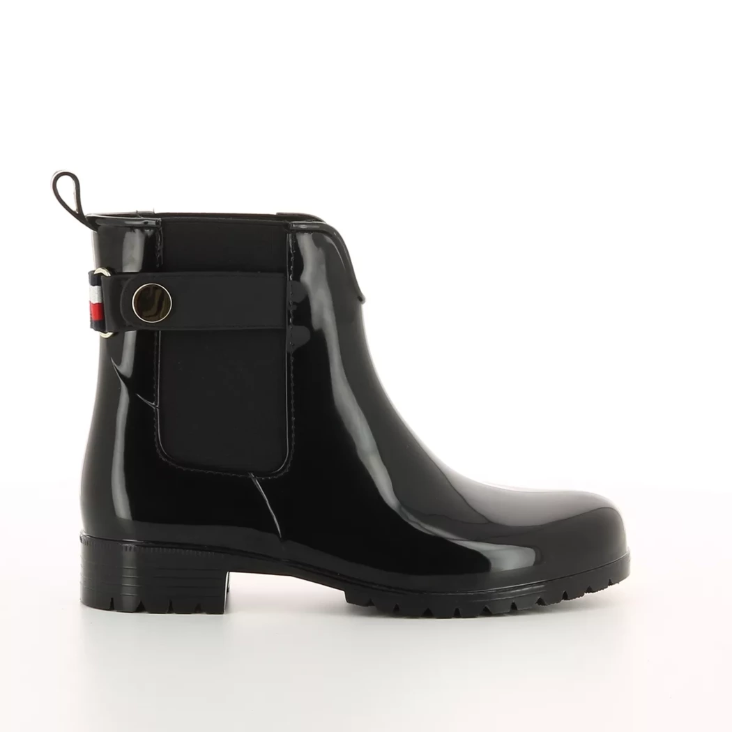 Image (2) de la chaussures Tommy Hilfiger - Boots Noir en Caoutchouc